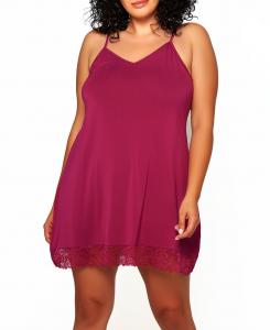 Сорочка больших размеров Josie Modal в кружевном нижнем белье iCollection