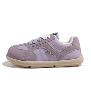 HUANQIU Износостойкие дышащие низкие повседневные туфли женские фиолетового цвета