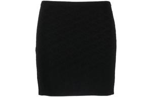 Мини-юбка с лого-жаккардом Stretch Alexander Wang, черный