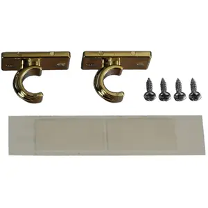 Липкая основа для кафе-штанг Ø 12 мм Liedeco, Messingfarben