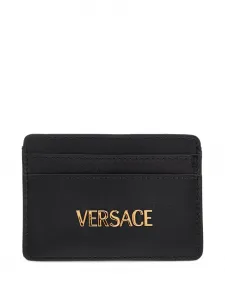 Кардхолдер с логотипом VERSACE, черный