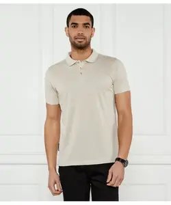 Футболка поло Regular fit Karl Lagerfeld, бежевый