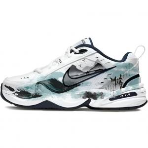 Nike Air Monarch 4 Spring River Mist устойчивые к истиранию низкие массивные кроссовки unisex green