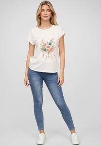 Футболка с принтом MIT TRAUMFÄNGER-BLUMEN Cloud 5ive, белый