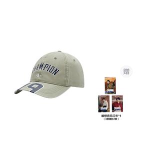 Хлопковая бейсболка унисекс цвета хаки Champion