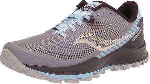 Женские кроссовки для бега по пересеченной местности Saucony Peregrine 11, Zinc/Sky/Loom