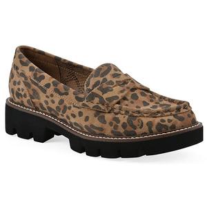 Женские лоферы Gunner на массивной подошве White Mountain, Brown Leopard Suede