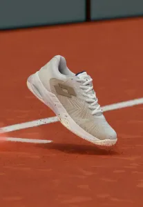 Теннисные кроссовки mirage 100 ii для грунтовых кортов Lotto, All White/Warm Taupe