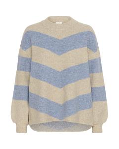 Свитер Kaffe Verana, Mottled Beige/Light Blue