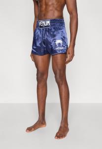 Спортивные шорты Venum CLASSIC MUAY THAI SHORT UNISEX, Navy Blue/White/Dark Blue