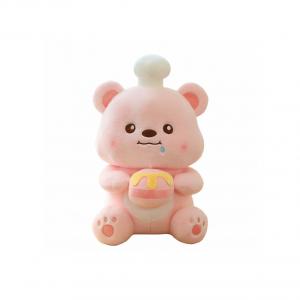 XIWANTONG Плюшевая игрушка шеф-повар медвежонок в банке с медом большая милая розовая кукла медведь плюшевая кукла высота 40см/50см/60см/85см