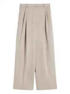 Широкие брюки со складками 'S Max Mara, нейтральный