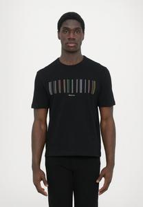 Футболка с принтом CASUAL FIT STRIPE PS Paul Smith, черный