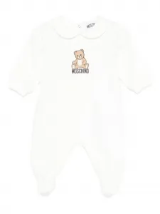 Пижама с принтом Teddy Bear Moschino Kids, белый