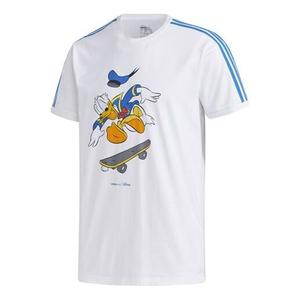 Футболка adidas neo U Dsny dd Tee Donald Duck Casual Round Neck Short Sleeve White, белый