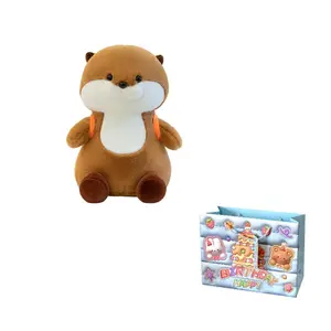 Плюшевая кукла милой выдры высота 30cm/40cm/50cm/60cm MORTEN SOLUM, желтый