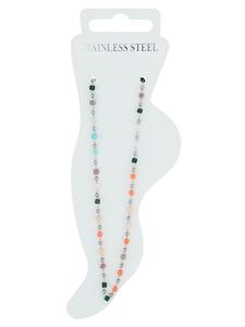 Adeliás Женский кулон из нержавеющей стали с жемчужиной, серебристый