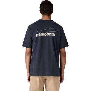 Футболка Casting Logo Responsibili-Tee Patagonia, цвет smolder blue