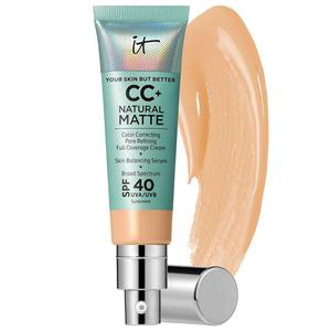 IT Cosmetics CC+ Cream Натуральная матовая основа с SPF 40, цвет Light Medium Warm