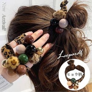 Новая резинка для волос с леопардовым принтом для создания изысканного образа Aimoon, цвет Leopard Print (Random)