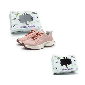 Singing Женские противоскользящие износостойкие низкие массивные кроссовки розовые, цвет Pink