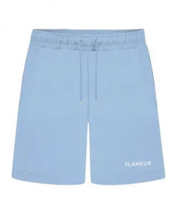 Светло-Голубые спортивные шорты с логотипом FlãNeur, синий
