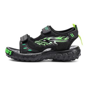 Детские сандалии с низким верхом, устойчивые к истиранию, дышащие SHIBU, зеленый