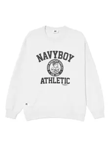 Толстовка с графичным принтом Chocoolate, серый