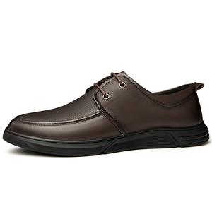 XIMO BULL Мужские повседневные туфли с низким верхом, черные/коричневые