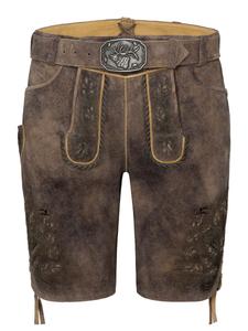 Обычные брюки SPIETH & WENSKY Lederhose Fürstenzell, коричневый