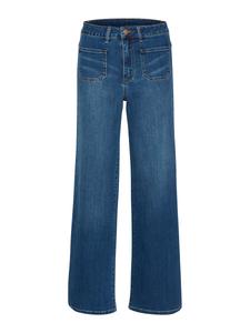 Джинсы с широкими штанинами Kaffe Karla, синий деним