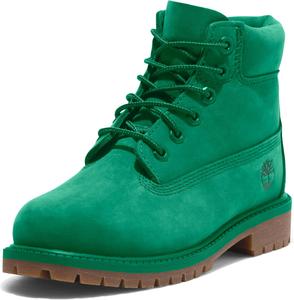 Детские водонепроницаемые ботинки Timberland 6 дюймов (15 см), Medium Green Nubuck