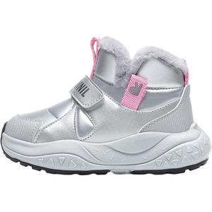 Противоскользящие амортизаторы с износостойкими свойствами Детские ботинки Детские Annil, серебряный