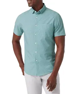 Рубашка с коротким рукавом Leeward Mizzen+Main, зеленый