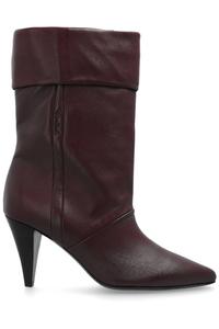 Женские ботинки Lolo бордового цвета IRO