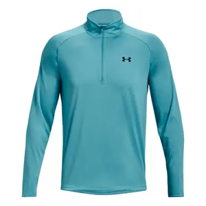 Мужская технологичная рубашка с половинной молнией Under Armour, Glacier Blue/Black