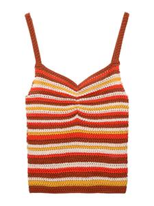 Вязаный топ Pull&Bear, красный