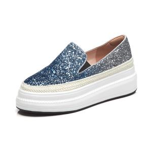 Повседневные однобортные туфли женские Hongyanglin, Blue