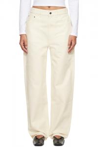 Loulou De Saison Джинсы Off-White Asmar из бархата