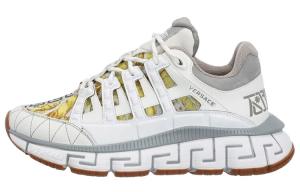 Кроссовки женские Versace Trigreca Barocco, белый / серый