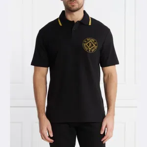 Рубашка поло стандартного кроя Just Cavalli, черный