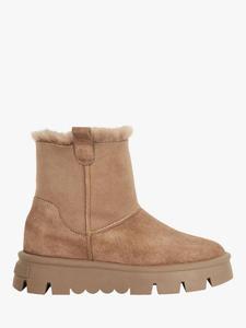 Parissa Suede Chunky ботинки до щиколотки Dune London, Taupe