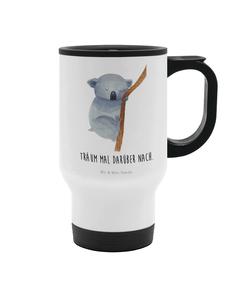 термокружка коала с надписью на белом фоне Mr. & Mrs. Panda