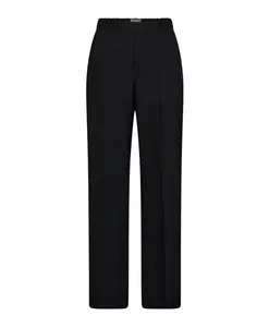 Элегантные черные брюки со складками Mos Mosh, черный