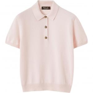 SS26 Кашемировый свитер Women's Loro Piana, светло-розовый