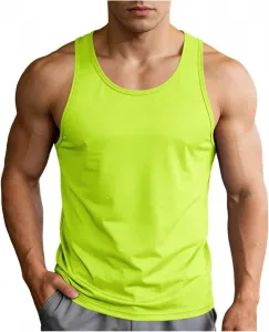 Мужская летняя майка с круглым вырезом для тренировок