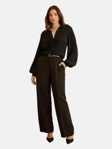 Love & roses Рубашка в черном цвете