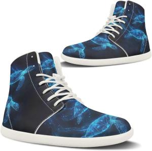 Pugasmiru Женская мода: высокие кроссовки на шнуровке, стильные спортивные и повседневные (белая подошва)