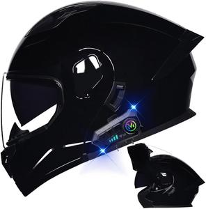 Шлем мотоциклетный AAREG Bluetooth, черный