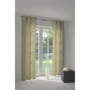 Шторка Stuben с люверсами, 1 шт. Wirth, Lindgrün